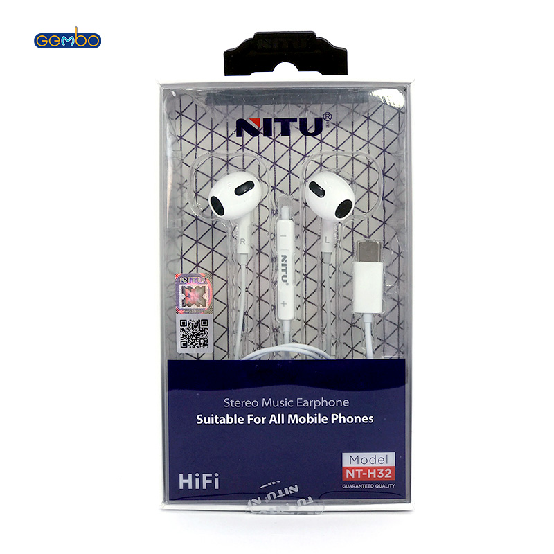 هندزفری سیم دار تایپ سی نیتو مدل NITU NT-H32