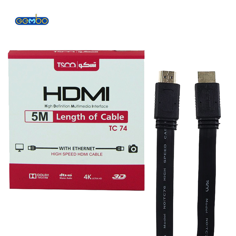 کابل تسکو 5 متری HDMI مدل TC74